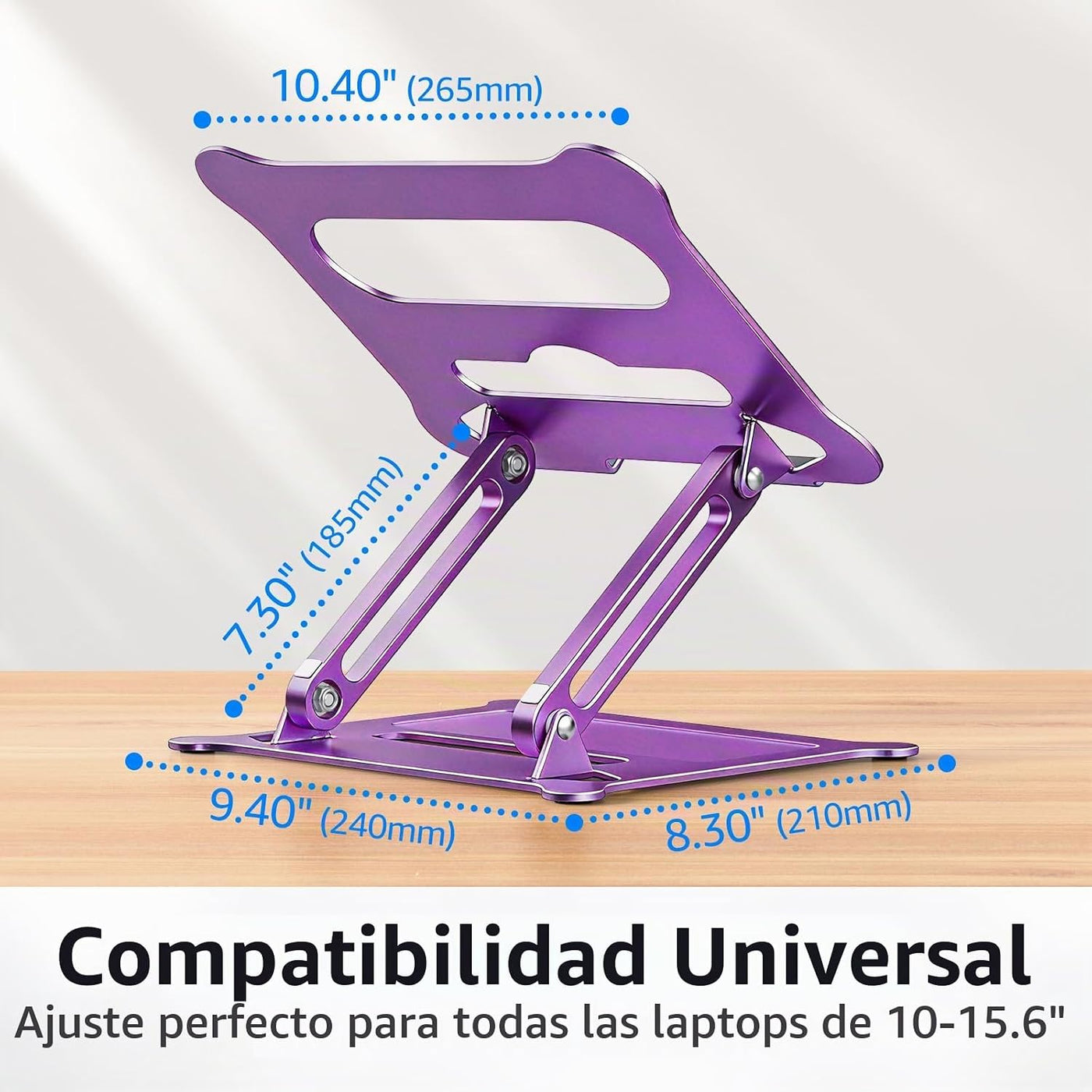 Urmust Soporte ajustable para laptop, soporte para computadora port...