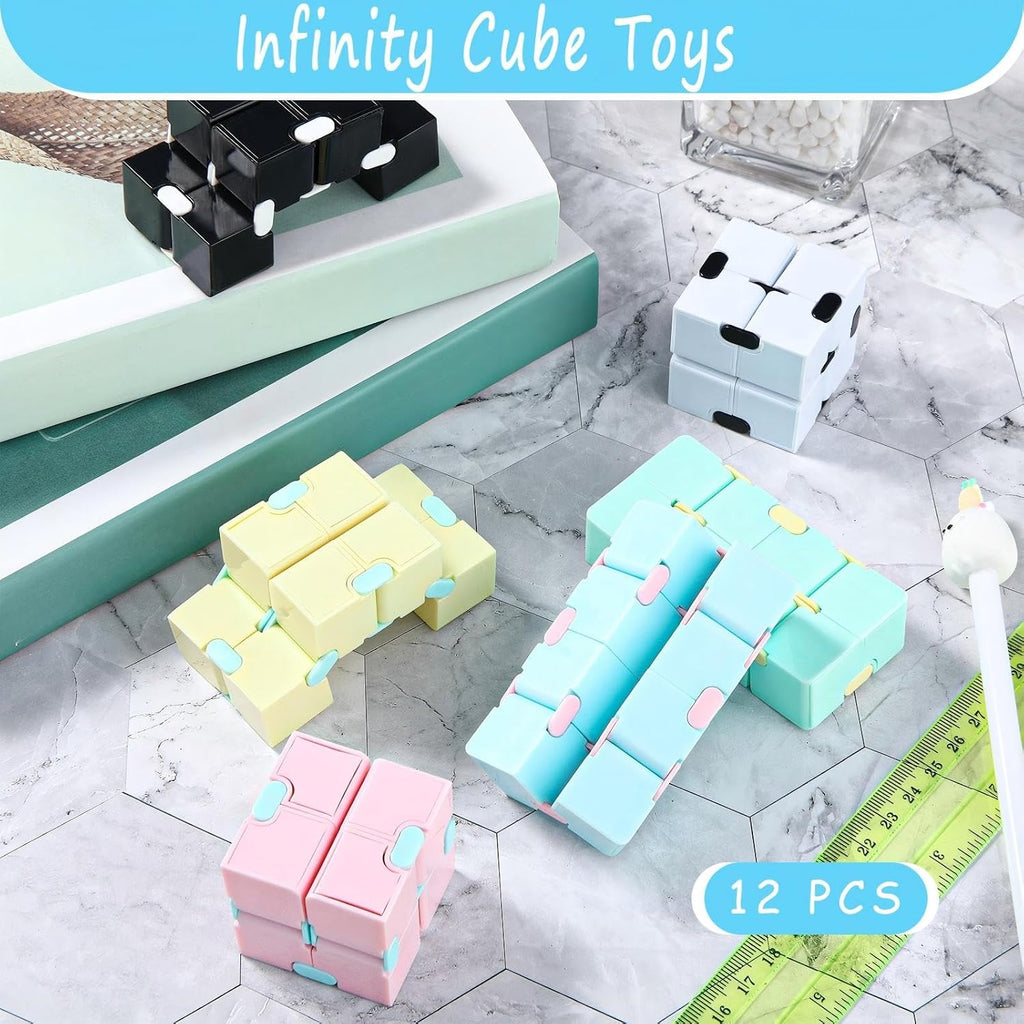 102 piezas Infinity Cube a granel Juguetes de mano Fidget