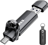 SSK Unidad USB C de 1 TB, Unidad Flash Dual con Velocidad de hasta...