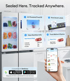 Sellador al vacío inteligente de 98kPa con aplicación FreshTrack de