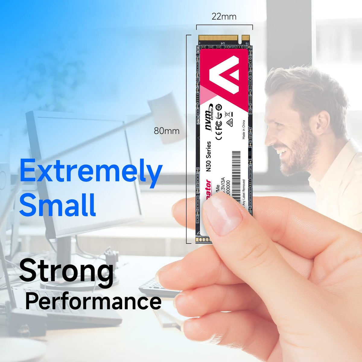 Acclamator Unidad interna de estado sólido SSD NVMe M.2 2280 PCIe G...