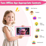 Tablet para niños de 7\u201D de UJoyFeel con control parental, tabl...