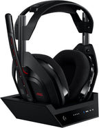 Logitech G Astro A50 Auriculares inalámbricos multiplataforma para juegos, Negro
