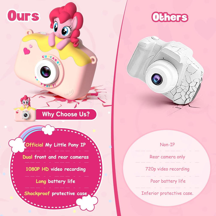 My Little Pony Hasbro - Cámara digital para niños de 3 a 12 años, c...
