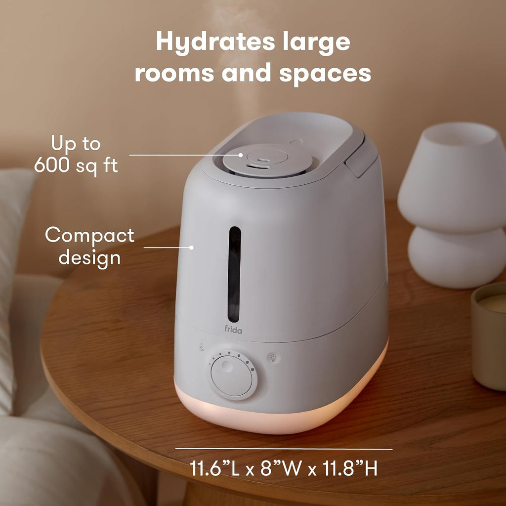 Frida 3 en 1 XL Top Fill Cool Mist Humidificador para dormitorio
