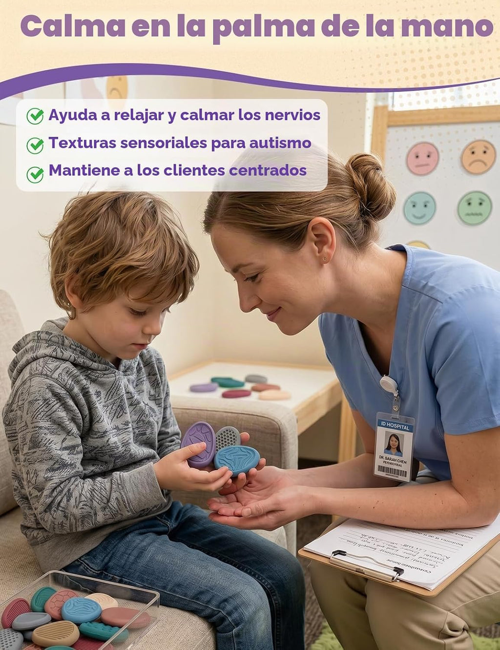 KLT Juguetes para ansiedad a granel para adultos: paquete de 50 unidades de textura de piedra preocupante – Fidgets a granel para premios de estudiantes en el aula – Juguetes silenciosos para aliviar