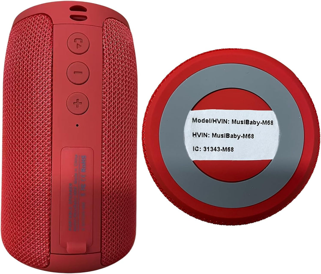 Bocina Bluetooth MusiBaby, inalámbrica, para exterior, impermeable,...