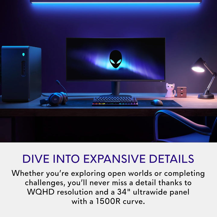 Monitor gaming curvo Alienware de 34 pulgadas \u2013 AW3425DWM - Pa...