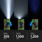 OLIGHT ArkPro EDC linterna plana recargable, luz de bolsillo, OD verde CW