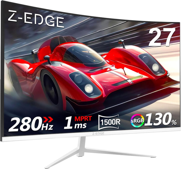 Z-Edge Monitor curvo para juegos de 27 pulgadas, FHD 1080P 240Hz 28...