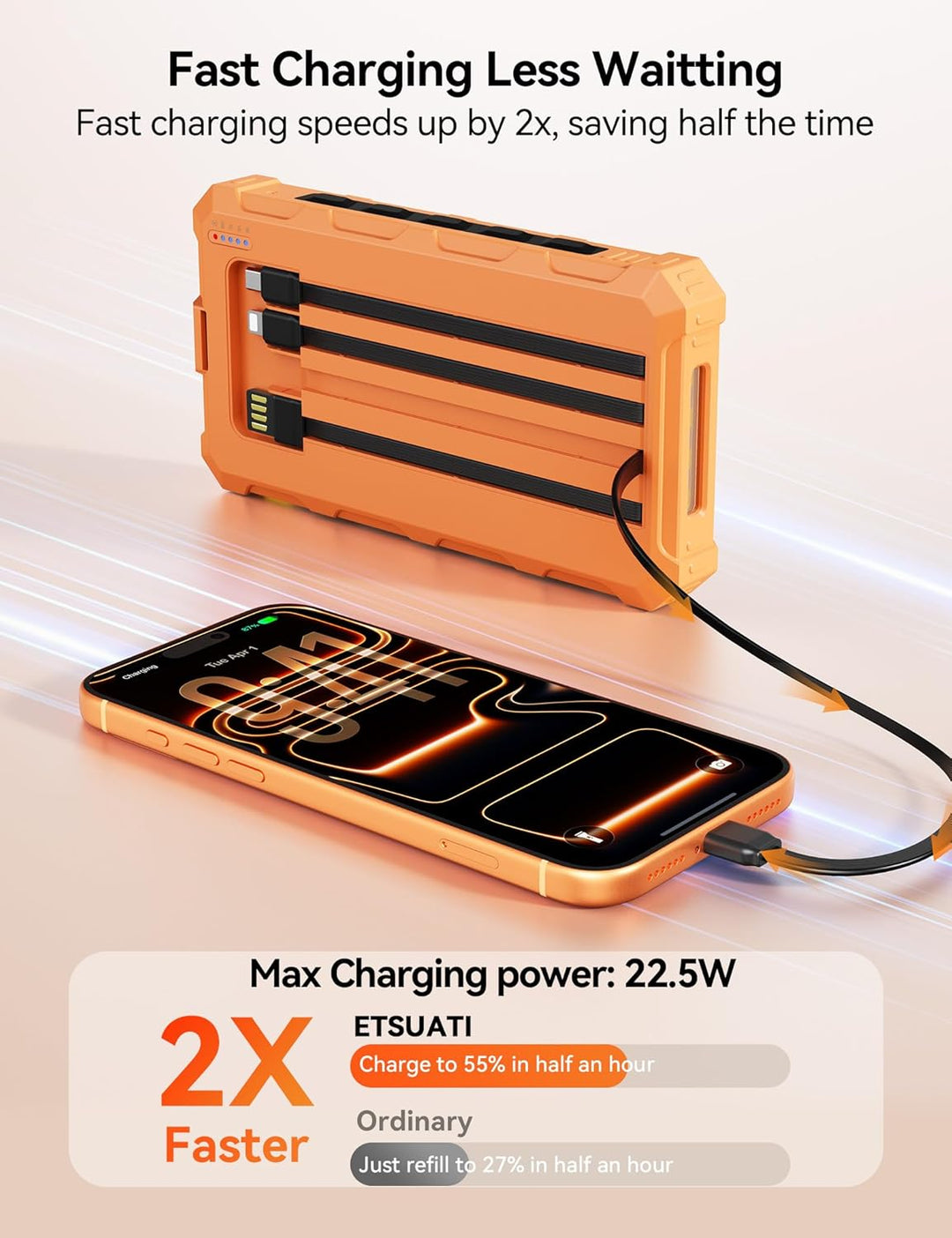 Cargador solar-banco de energía \u2013 Cargador de batería solar de...