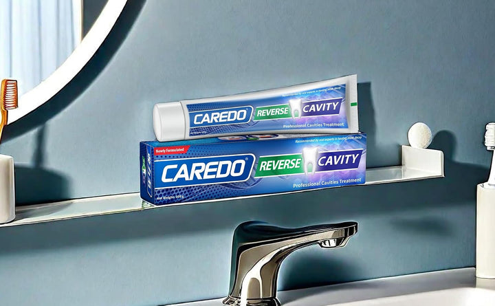 CAREDO Pasta de dientes para reparación de cavidades Cura las carie...