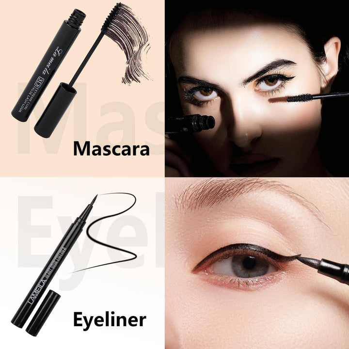 Delymol Kit de maquillaje todo en uno para niñas adolescentes, somb...