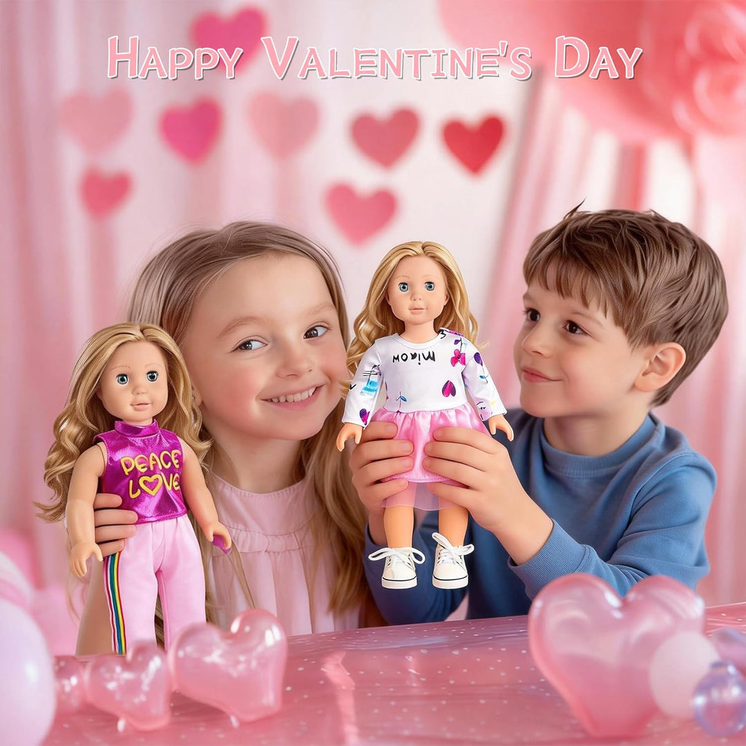 Ropa de muñeca de 18 pulgadas, accesorios para muñecas ARTST 18, ac...