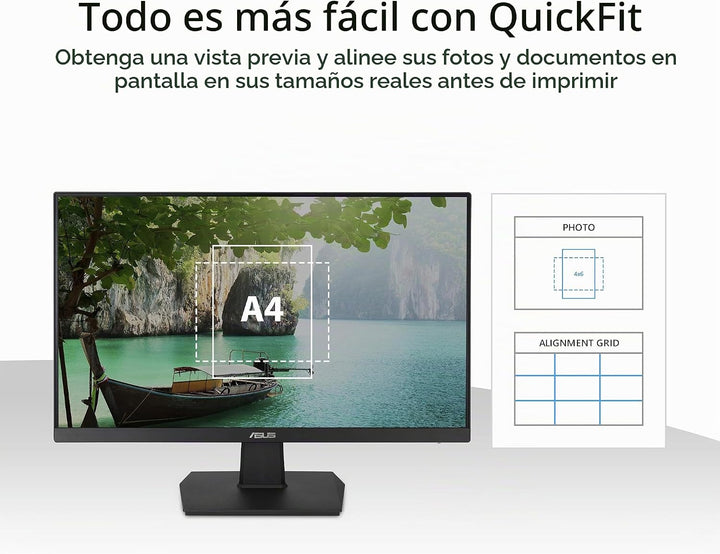 ASUS Monitor de escritorio de 27 pulgadas, Full HD (1920 x 1080), I...