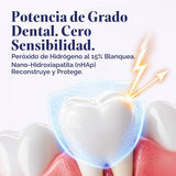 Envolturas en U para blanquear los dientes, 15% de peróxido de hidr...