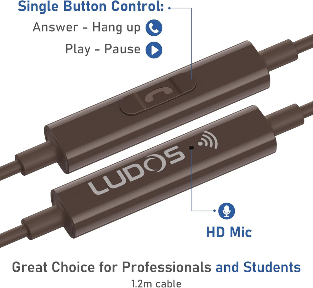 LUDOS OMNITONE Auriculares USB C para iPhone 16 15 Pro Max Plus iPa...