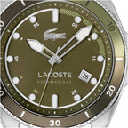 Lacoste Mainsail - Reloj automático para hombre, pulsera de acero inoxidable, clásico, elegante Timepice, regalo para él