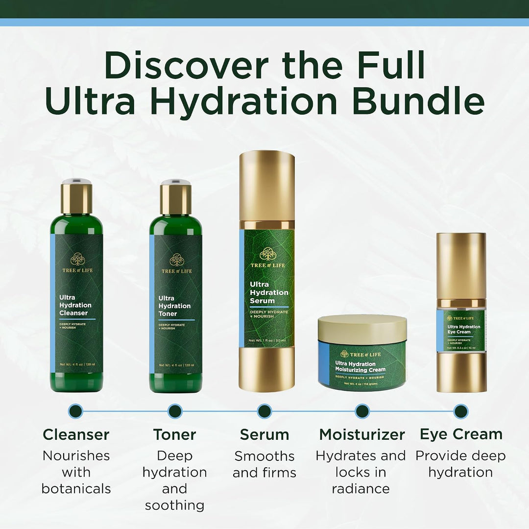 Tree of Life Beauty Ultimate Skin Care Set, reafirmante, hidratante...