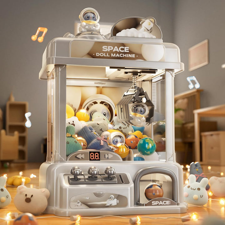 LFACHTER Máquina de garras grande para niños con sonido de luces, m...