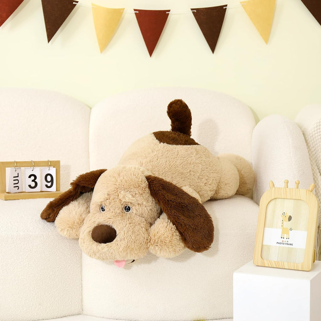 MaoGoLan Peluche de perro gigante, peluche grande de 31 pulgadas
