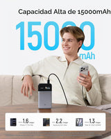 CUKTECH 15 Air Power Bank, Cargador Portátil delgado de 15,000mAh,...