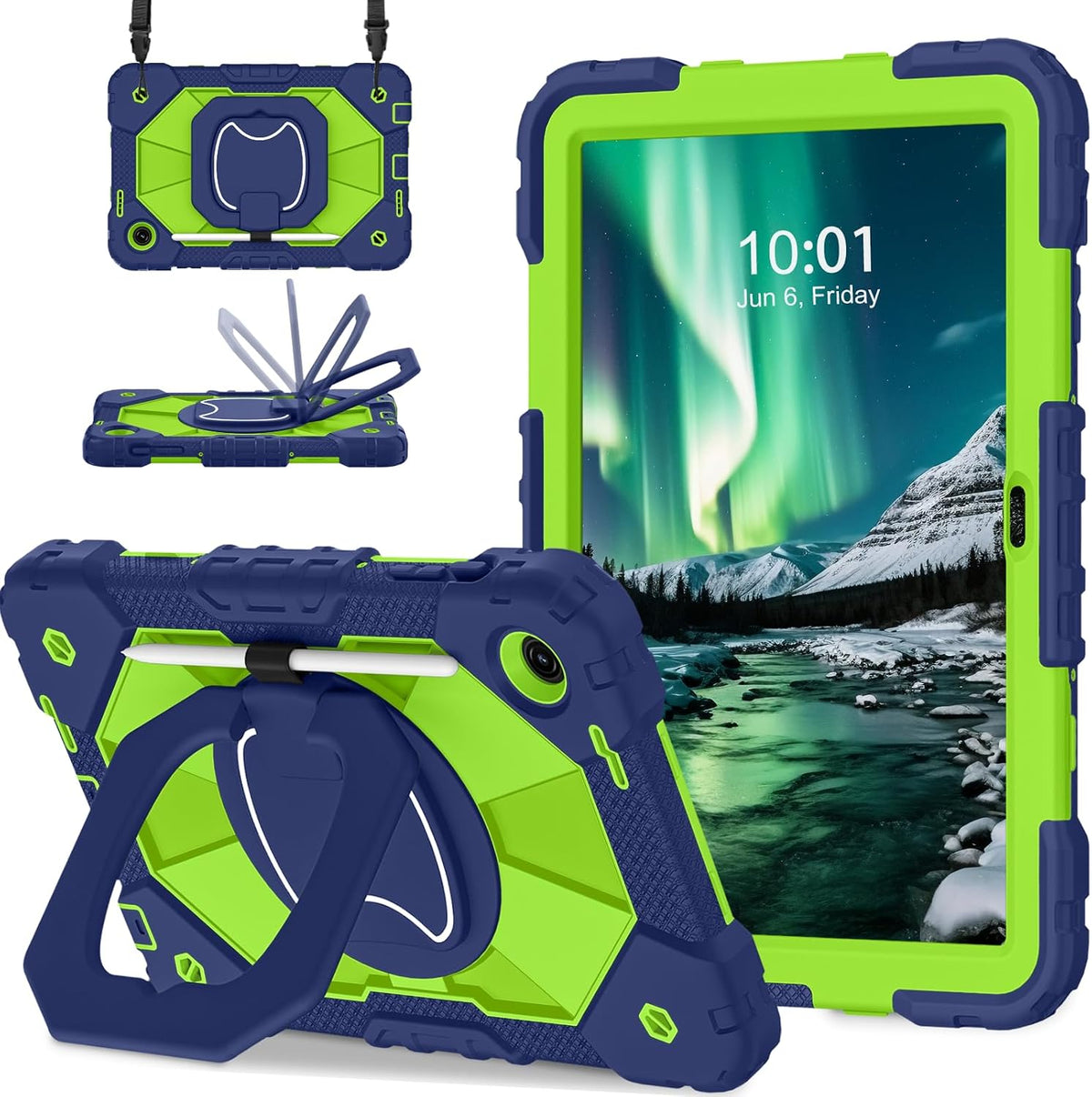 Funda para T-Mobile Revvl Tab 2 de 10.1 pulgadas 2025, verde marino