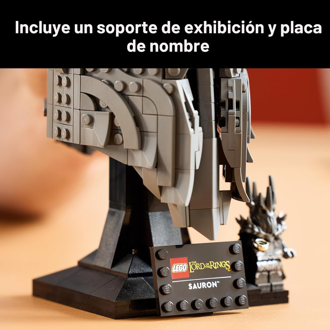 LEGO Icons El Señor de los Anillos: Casco de Sauron - Juego de cons...