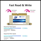 Dogfish 512GB SSD para MacBook PCIe Gen3x4 M.2 NVMe, unidad interna de estado sólido actualización para MacBook Pro A1708 (2016-2017)