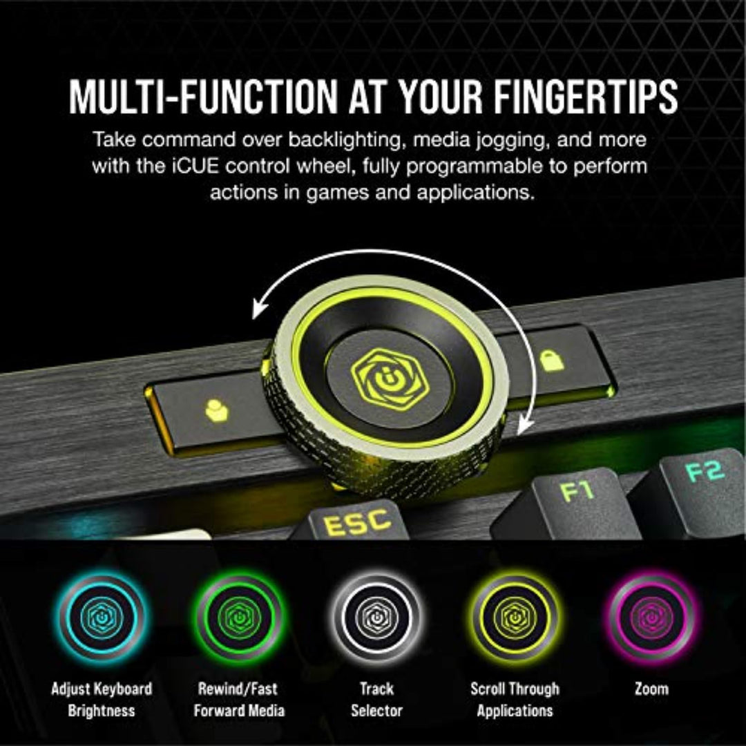 Corsair K100 RGB - Teclado mecánico para juegos - Interruptores Che...