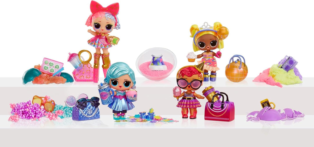 LOL Surprise Big Party con 4 muñecas coleccionables, más de 40 sorp...