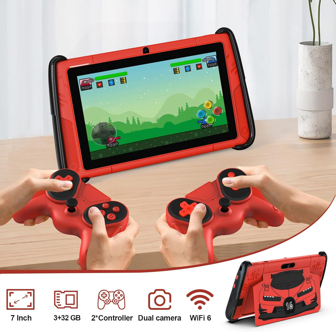 VOLENTEX Tablet infantil de 7 pulgadas con funda, tableta Android 1...