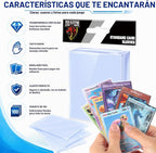 Fundas para Tarjetas Top Loaders para Tarjetas Coleccionables, Fundas Protectoras Suaves Penny para Tarjetas de Béisbol Aptas para Deportes, Fútbol Americano, Tarjetas MTG (5000 PIEZAS)