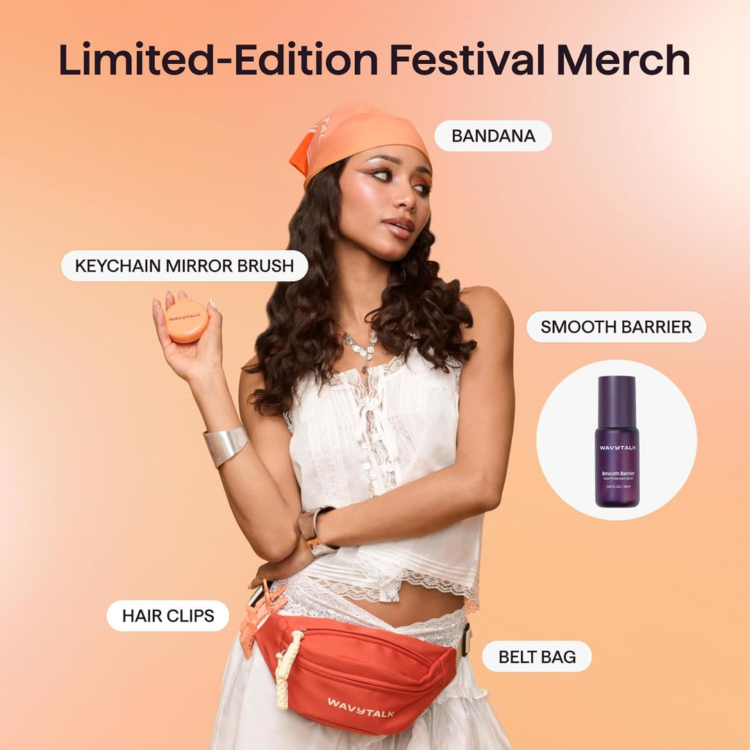 Wavytalk Main Stage Waves Power Wave Festival Bundle, rizador de pe...