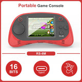 Juegos de mano para niños, videojuego retro de 16 bits con 220 jueg...