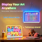 Tablero de dibujo LED de 16 pulgadas, regalos de juguetes para niños