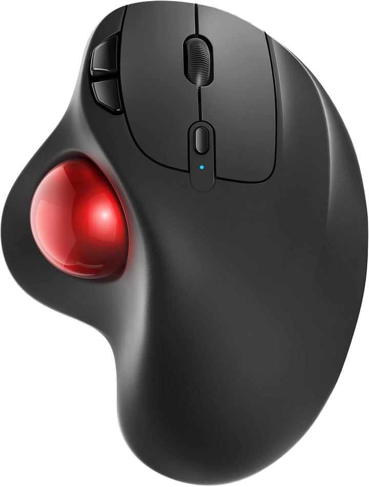 Nulea Ratón Trackball Inalámbrico M501, Ergonómico Recargable, Cont...