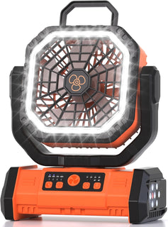 Honesorn - Ventilador recargable portátil de 20000 mAh de 11 pulgad...