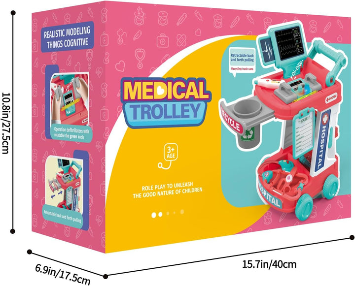 Kit de médico de juguete Liberry para niños pequeños de 2, 3