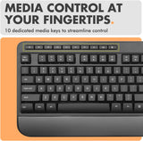 Teclado con cable X9, escritura cómoda, teclado USB ergonómico de t...