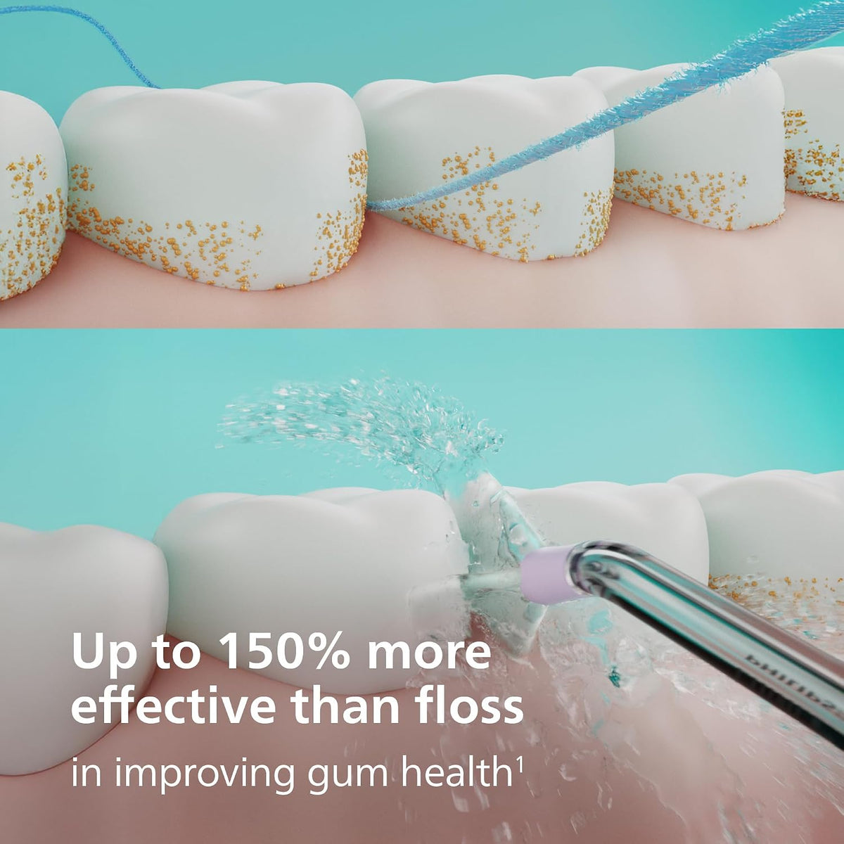 Philips Sonicare Irrigador dental inalámbrico de potencia 3000 \u20...