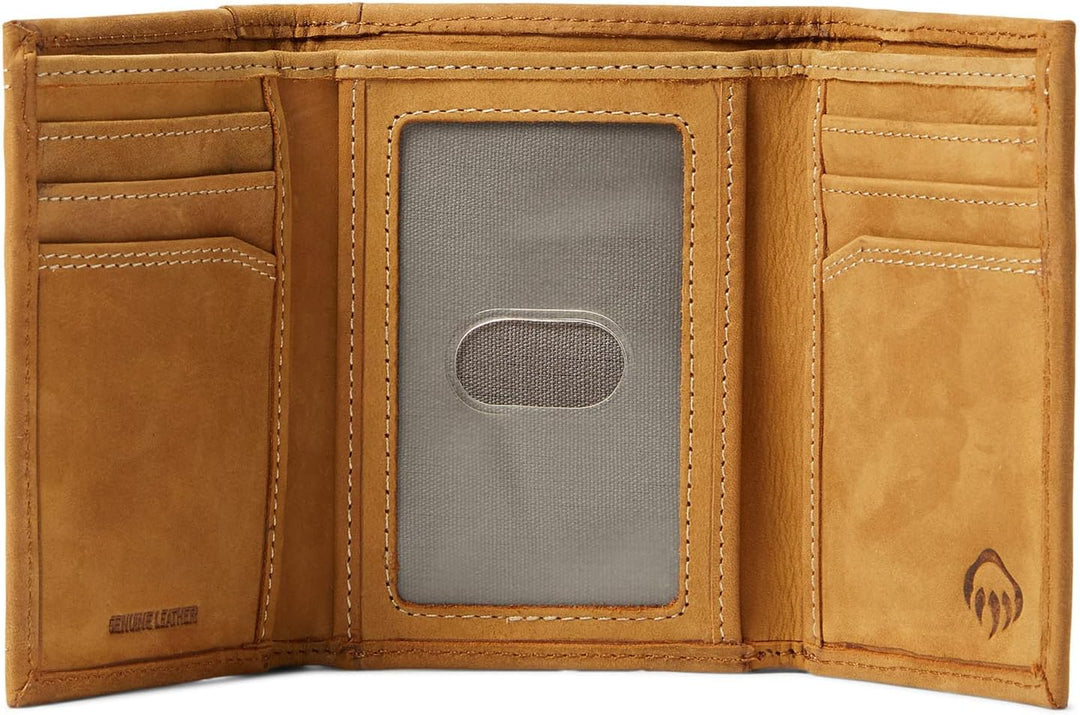 Wolverine Mens Bifold Wallet | RFID Protection | ID Window | Card S...