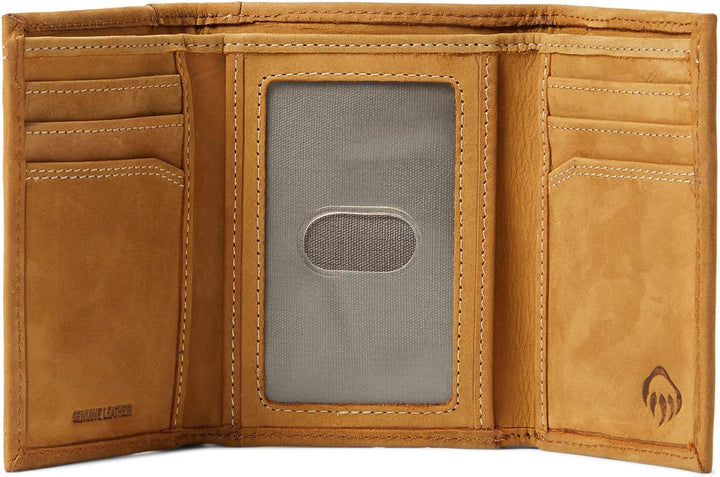 Wolverine Mens Bifold Wallet | RFID Protection | ID Window | Card S...