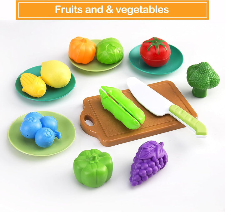 35 piezas de accesorios de juguete de cocina para niños, juego de c...