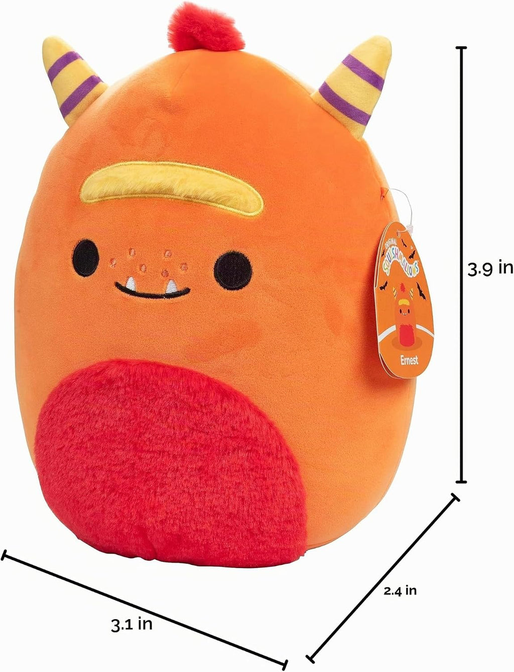 Squishmallows - Peluche de Ernest Monster Jazwares de 10 pulgadas para Halloween
