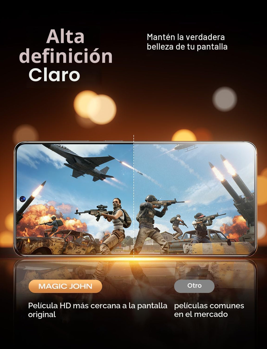 MAGIC JOHN - Protectores de pantalla para Samsung Galaxy S26 (no Ultra)