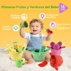 Juguetes para bebés de 6 a 12 meses, 16 piezas Montessori de