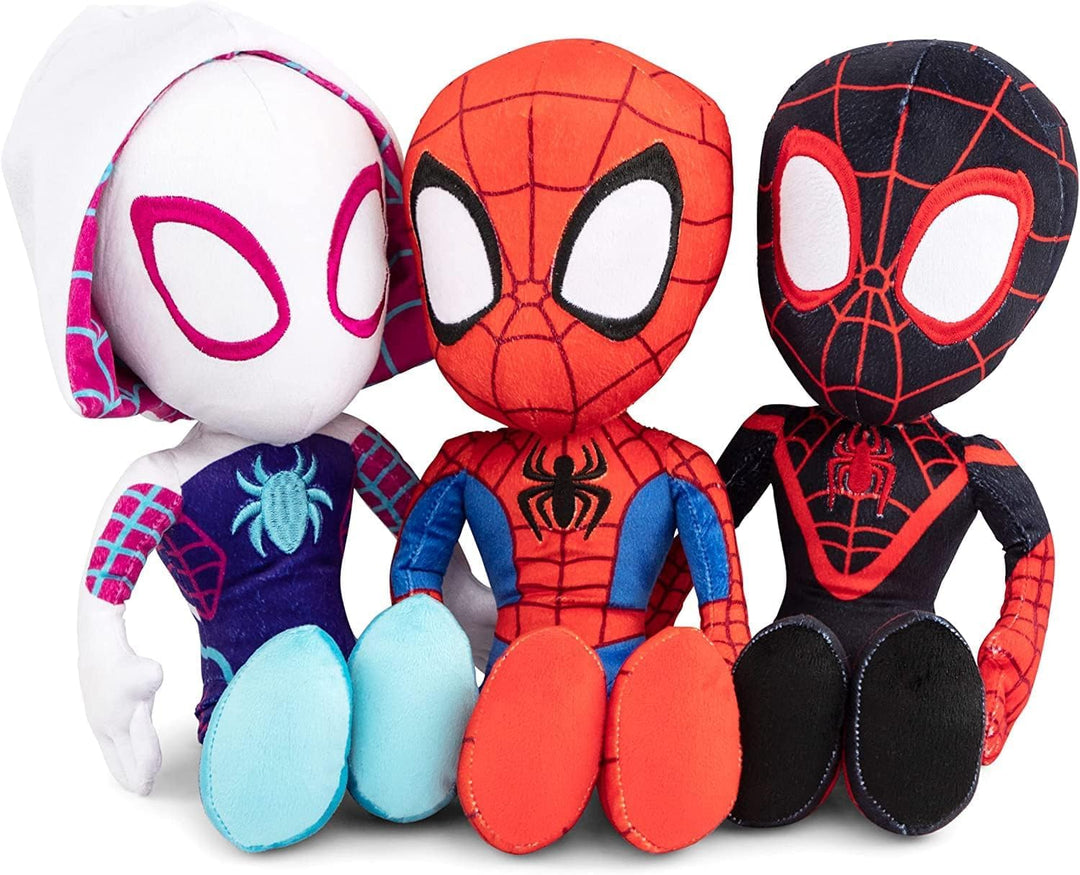 Marvel Spidey &amp; His Amazing Friends - Juego de 3 peluches de 8...