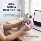 Modelo de serpiente impreso en 3D de gran tamaño de 35.5 pulgadas con dientes móviles (arcoíris)