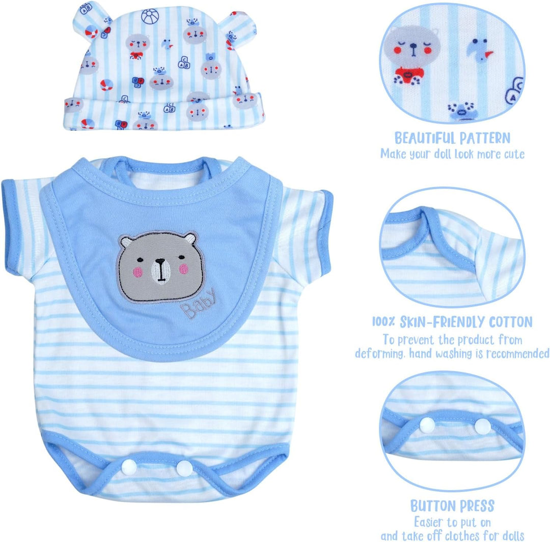 BABESIDE Accesorios de muñeca Reborn para muñecas de 17 a 22 pulgad...
